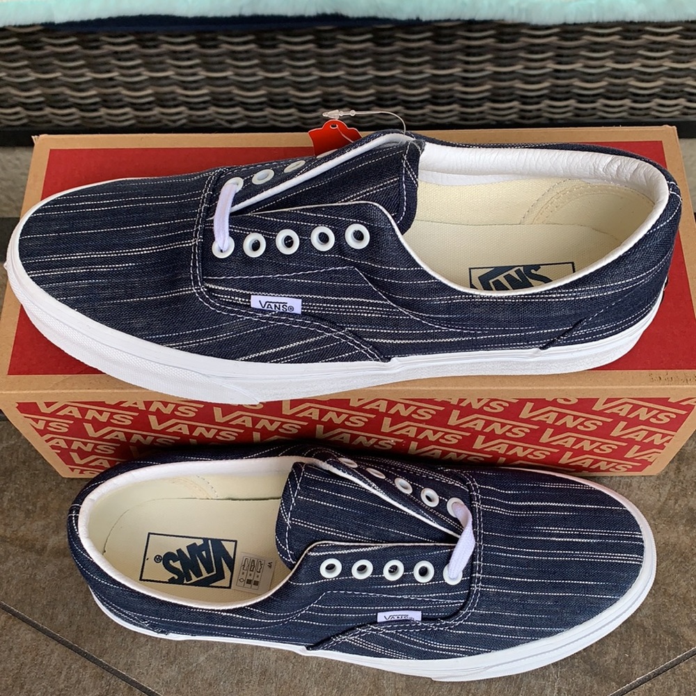 VANS ERA SUITING Dress Blues/Stripes Men’s - Picture 6 of 15